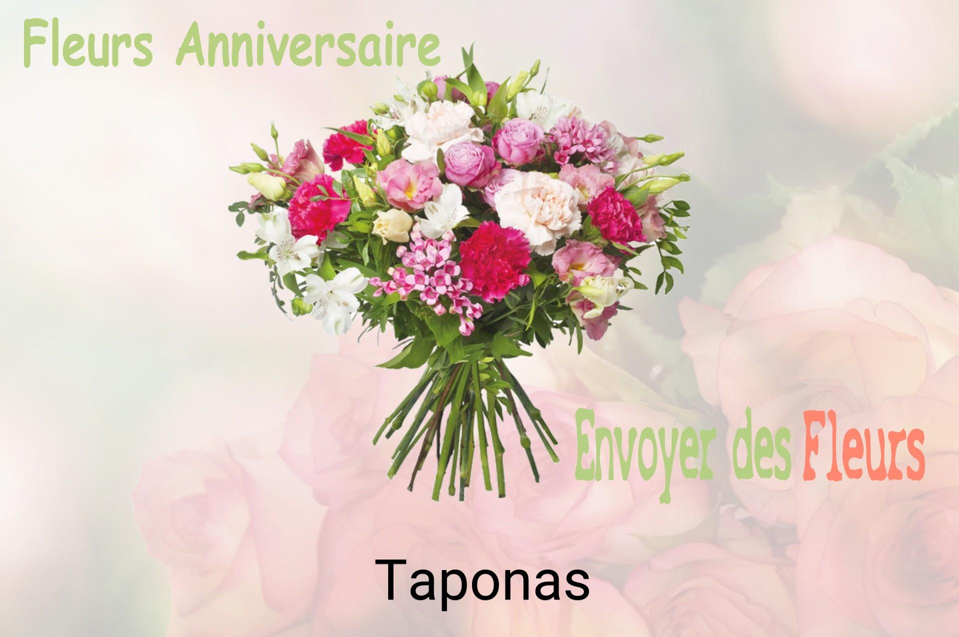 Bouquet de fleurs d’anniversaire livré à Taponas