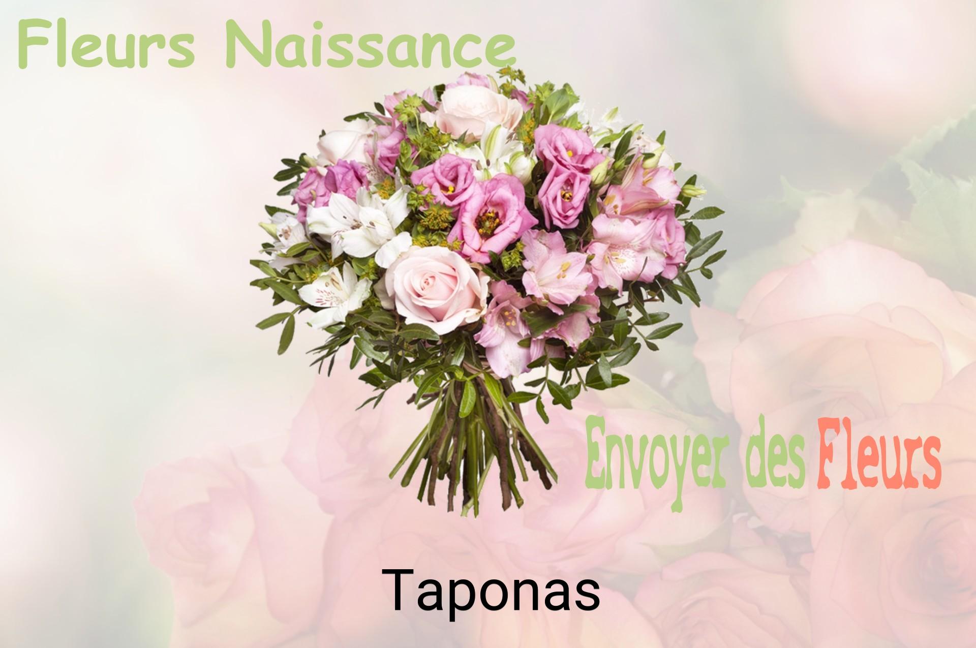Bouquet de fleurs de naissance livré à Taponas